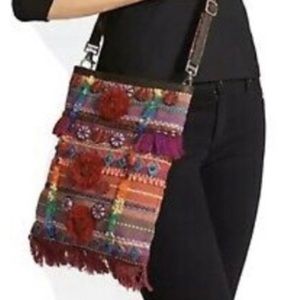 NWT Tom’s Multi Stripe Crossbody Shoulder Bag.